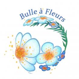 Thumbnail bulle a fleurs logo titre